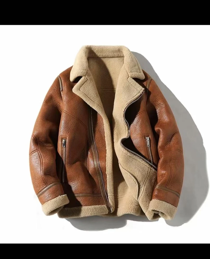 默认微瑕疵 真皮皮衣，一物一拍，以直播间为准，误拍发袜子！