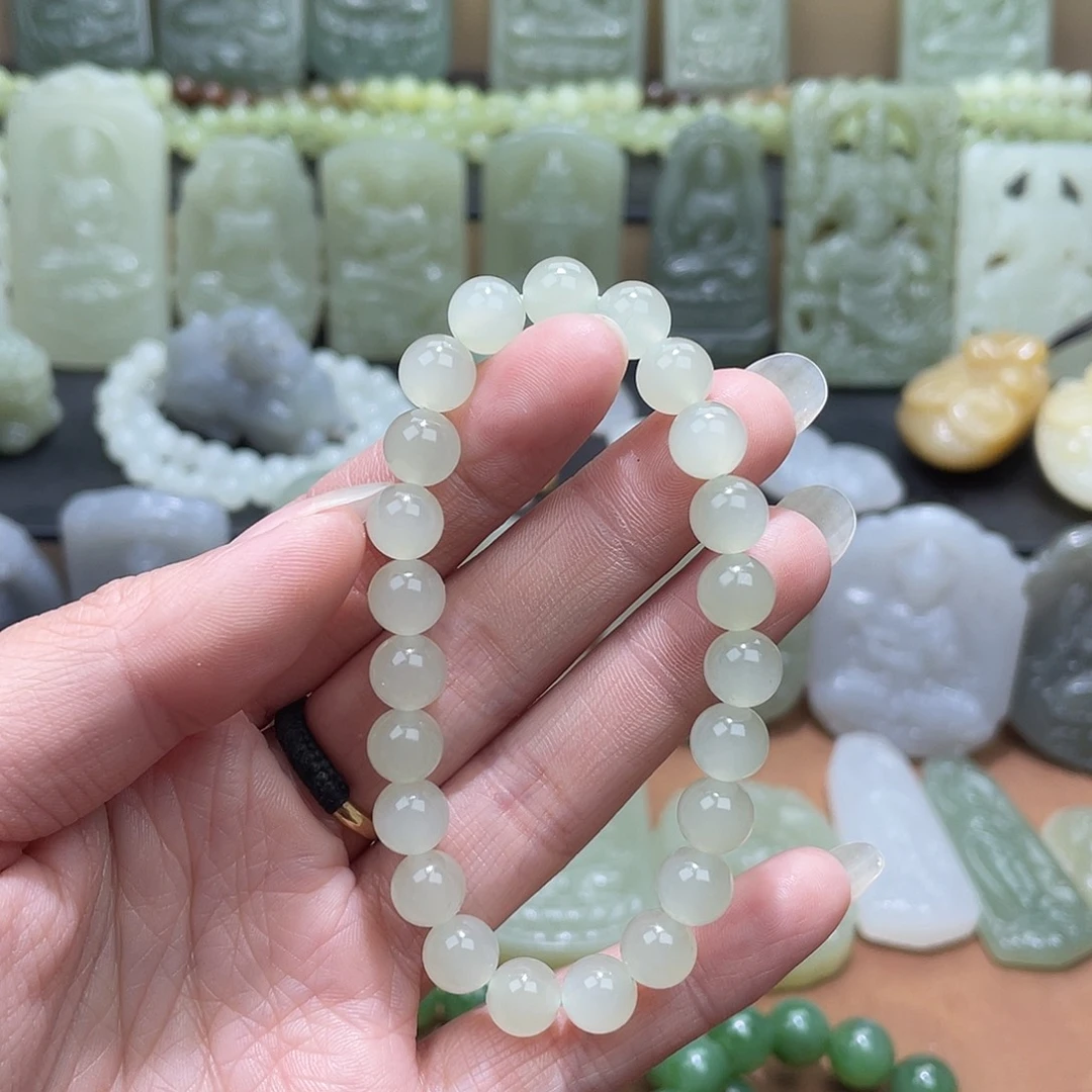 和田玉未镶嵌项圈