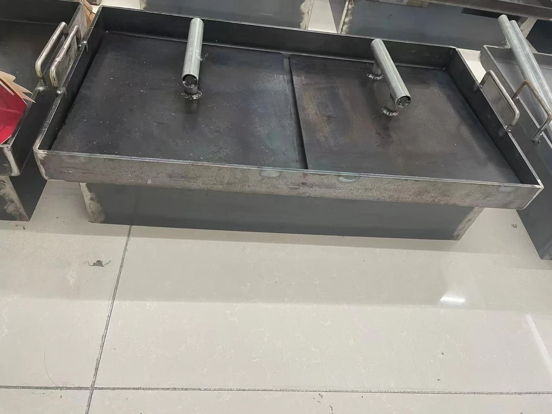 铁板鸡架专用锅双压板 铁板烧双压板无灶头款
