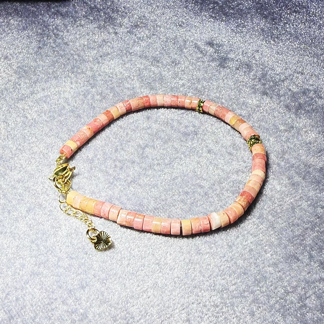 【皇后甄选】C021502 辰砂DIY粉直切款式手链 多样性发其一