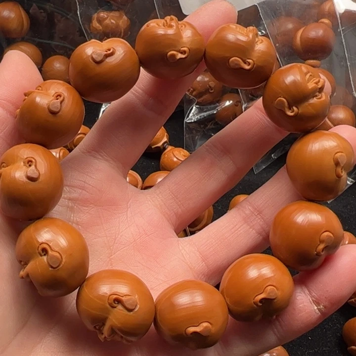 有***久吊坠橄榄核19开心手串