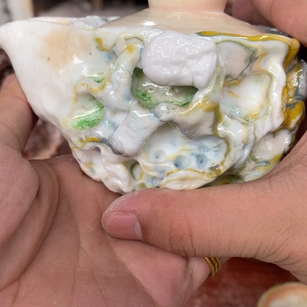 陶园柴烧，精品高货923泥纹