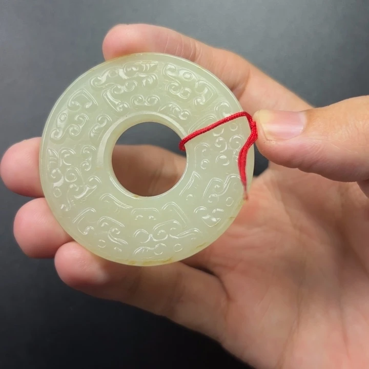 超***2和田玉未镶嵌挂件