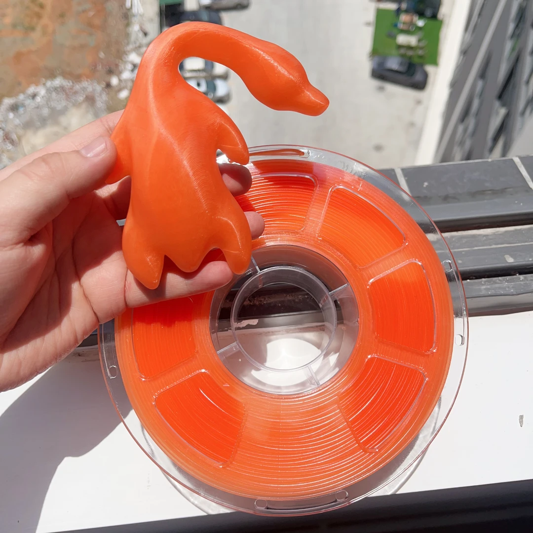 【余兄弟】PLA 光变烤鸭 有料盘 加倍红 3D打印耗材批发1KG