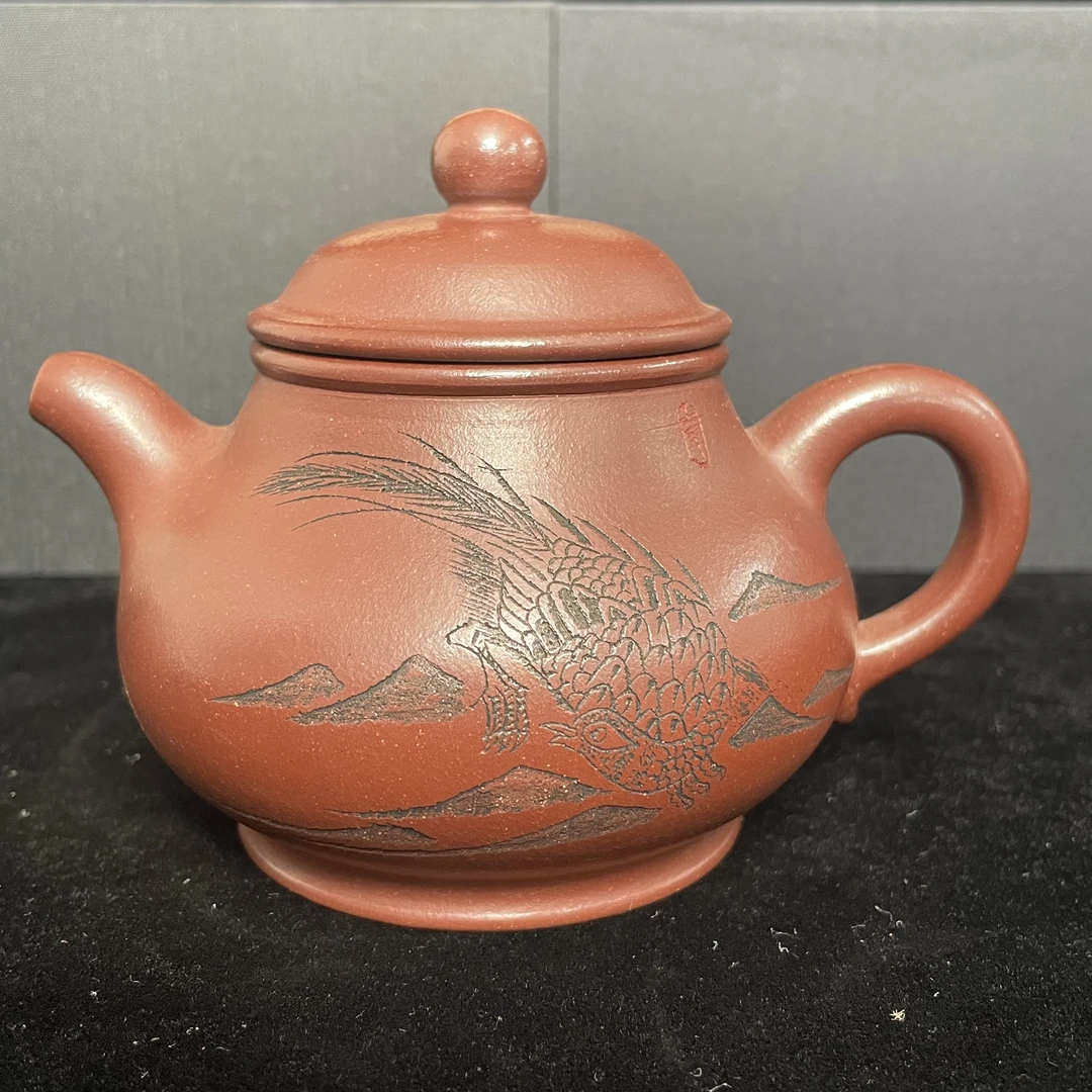 宜兴手工紫砂陶 茶壶GS3449-27