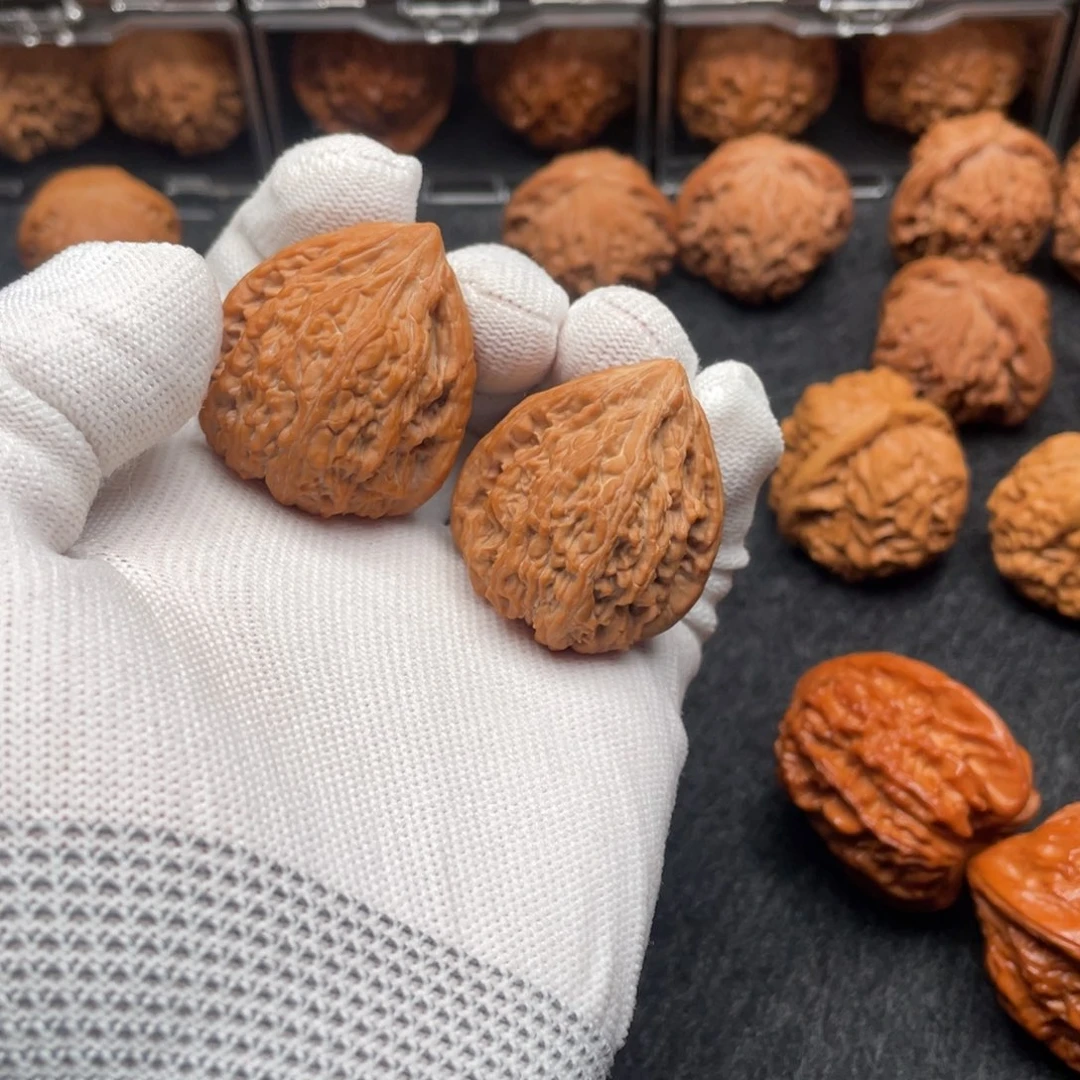 文玩核桃吊坠34尺全品白茬塔尖