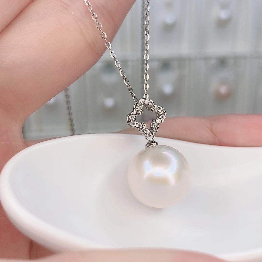 合金淡水珍珠吊坠(赠链)