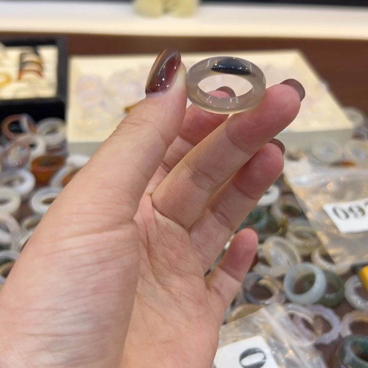 玛瑙/玉髓合金戒指131港17