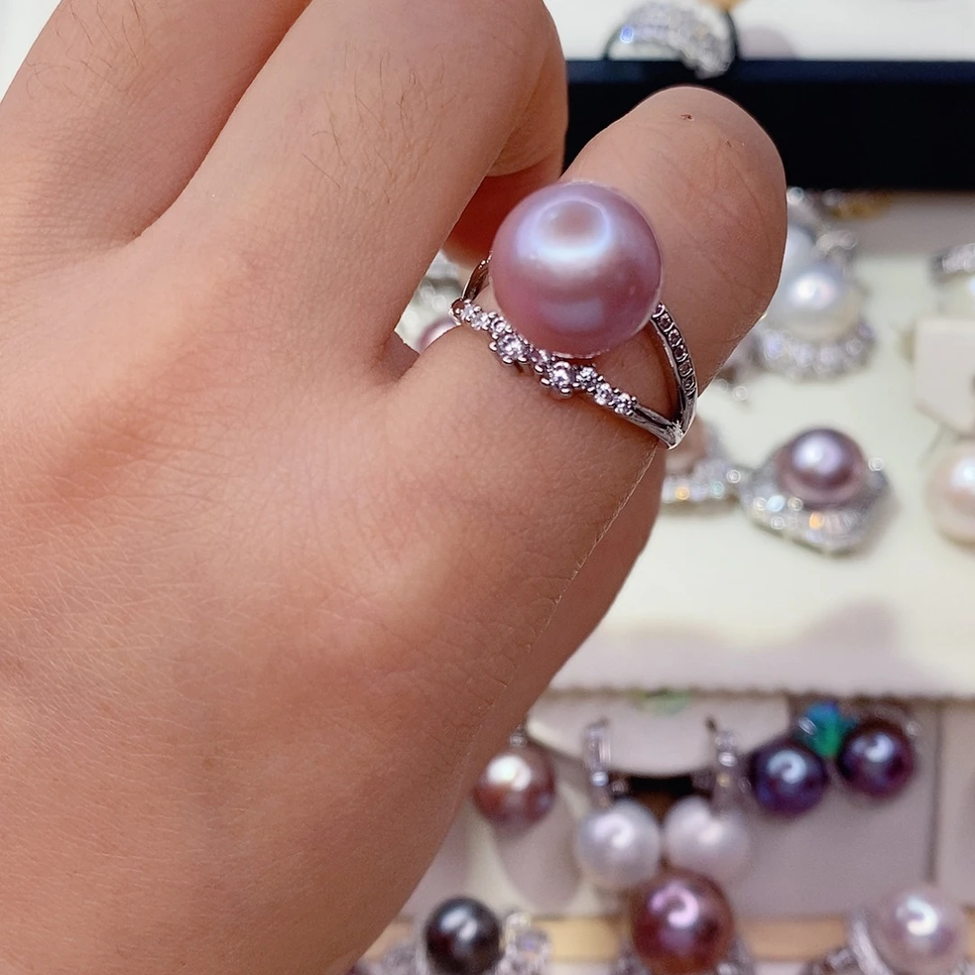 戒指未镶嵌淡水珍珠