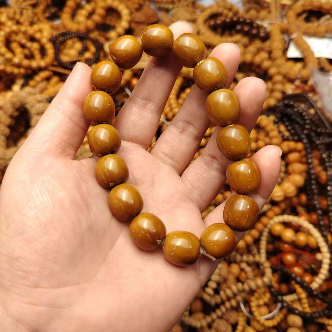 老型紫金鼠桶珠14mm左右