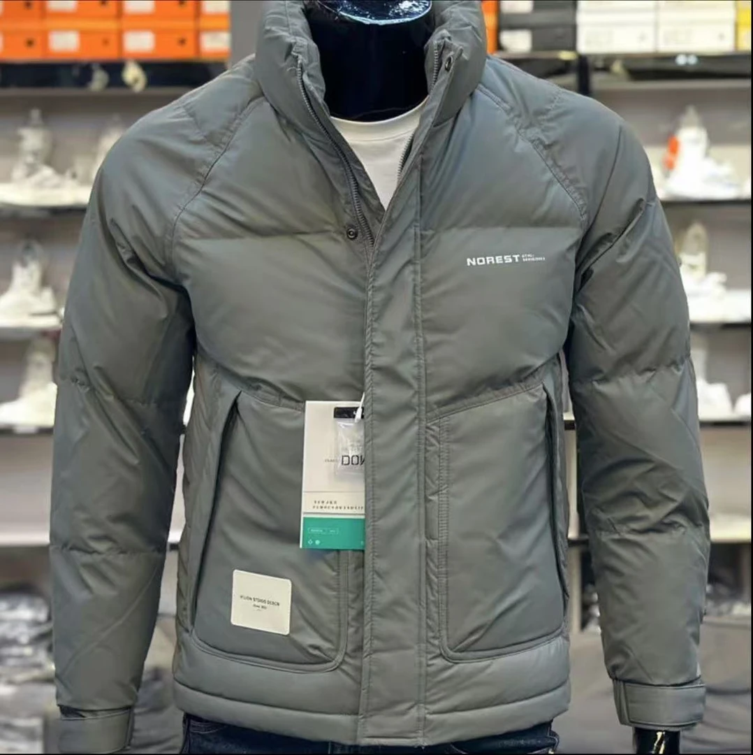 百搭羽服立领厚款青年不褪色保暖时尚上衣轻薄30