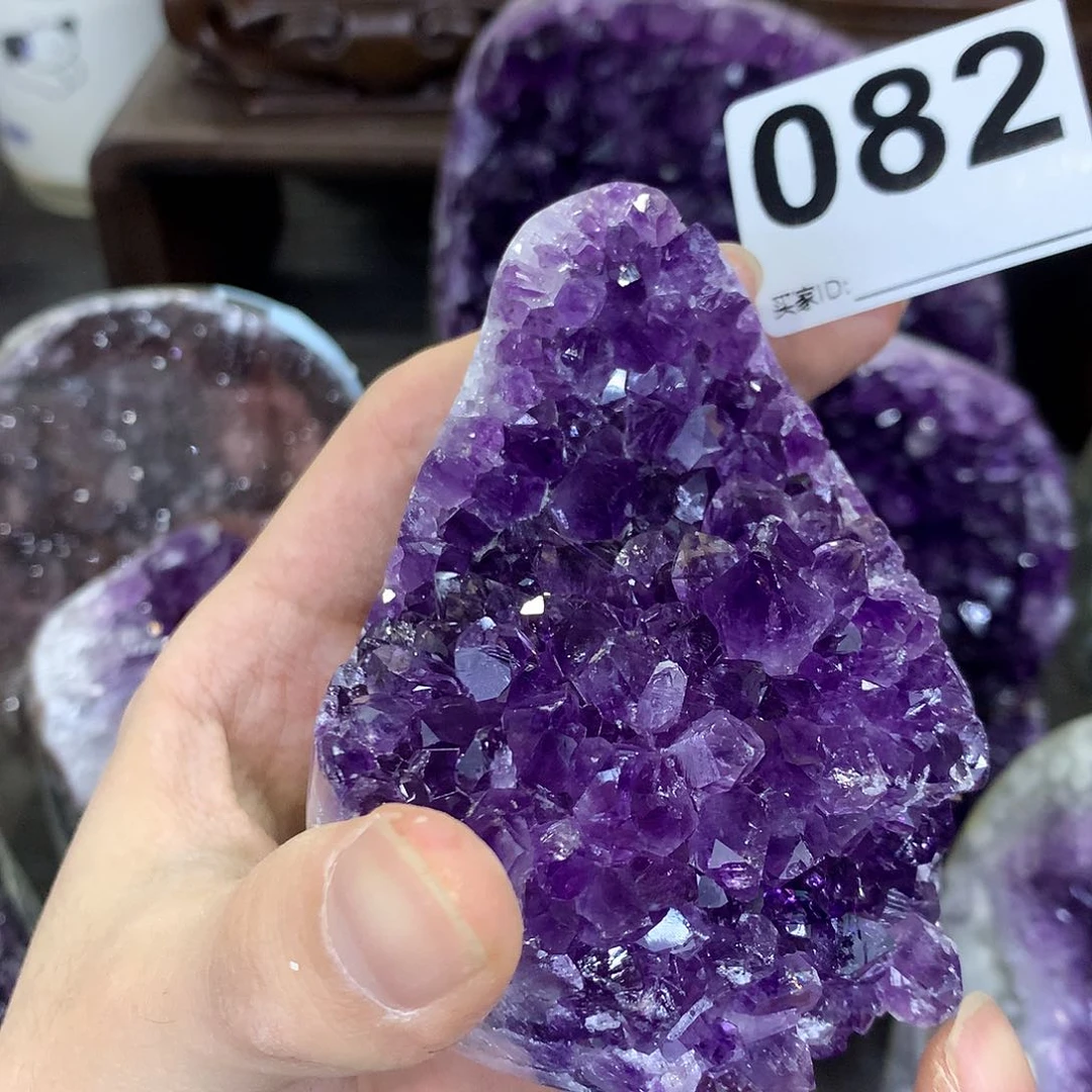 紫晶珠宝半成品未镶嵌082