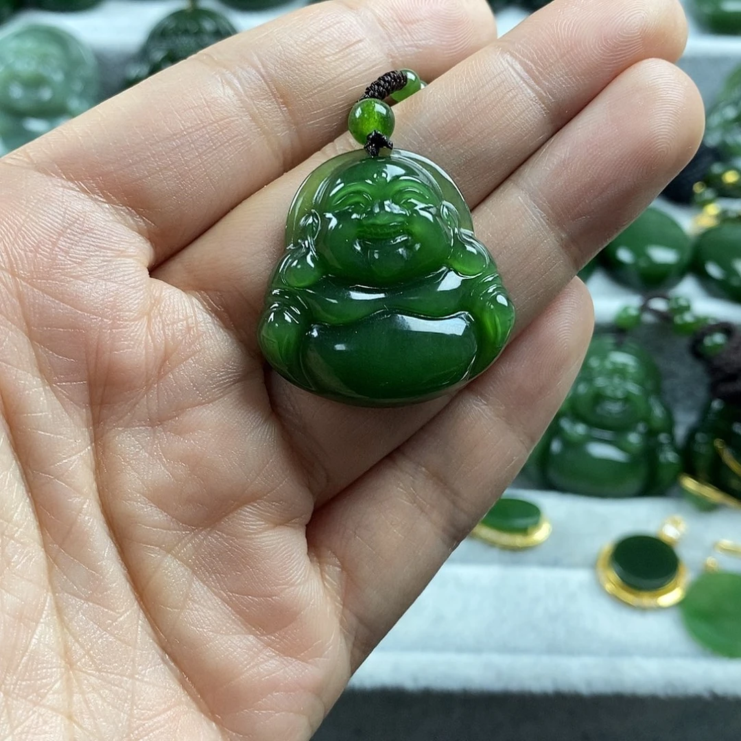 和田玉（碧玉）未镶嵌颈饰