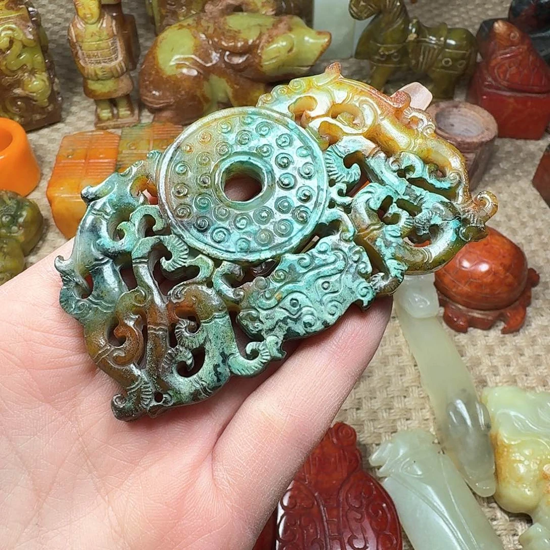 白玉菩提吊坠挂件