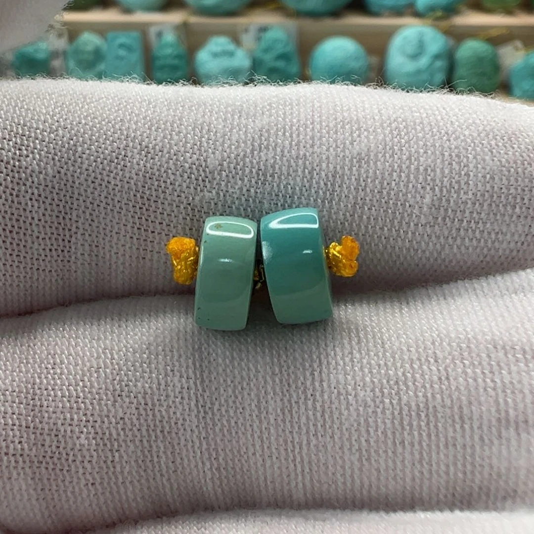 未镶嵌绿松石直切珠8mm