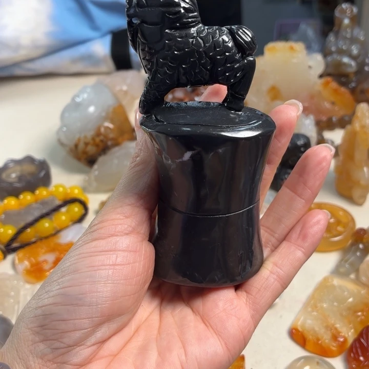 玛瑙/玉髓未镶嵌吊坠(不含链)