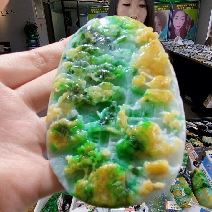 颈饰未镶嵌翡翠翡翠