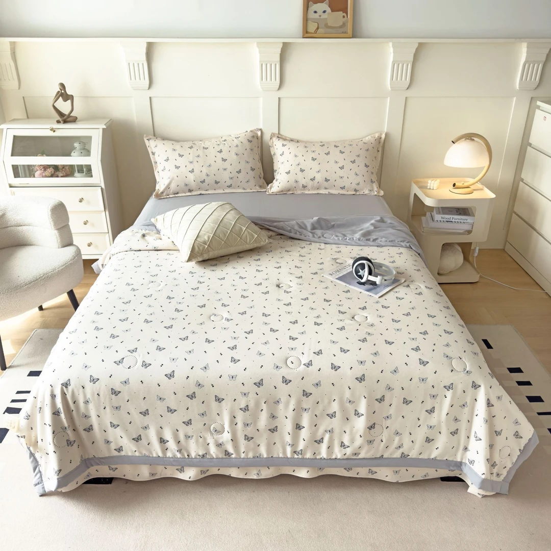 夏季双人夏凉被四件套可机洗25新款床上用品家用夏凉被