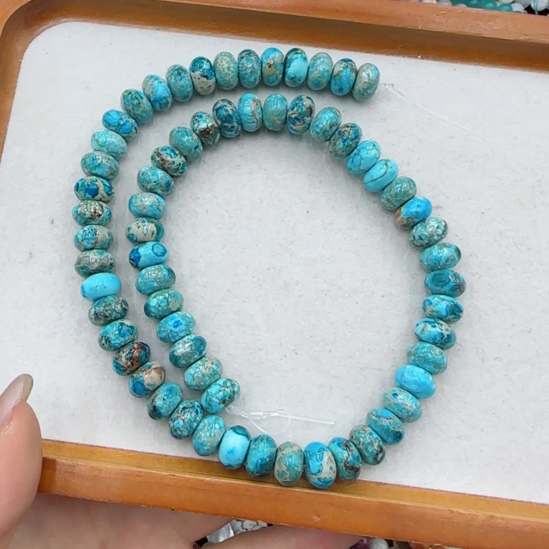 玛瑙/玉髓未镶嵌珠宝半成品帝皇石算盘一条卡十