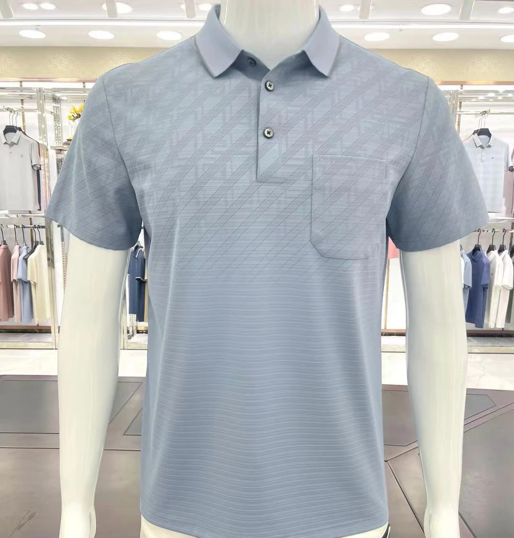 28802夏款男士短袖，舒适透气口袋款