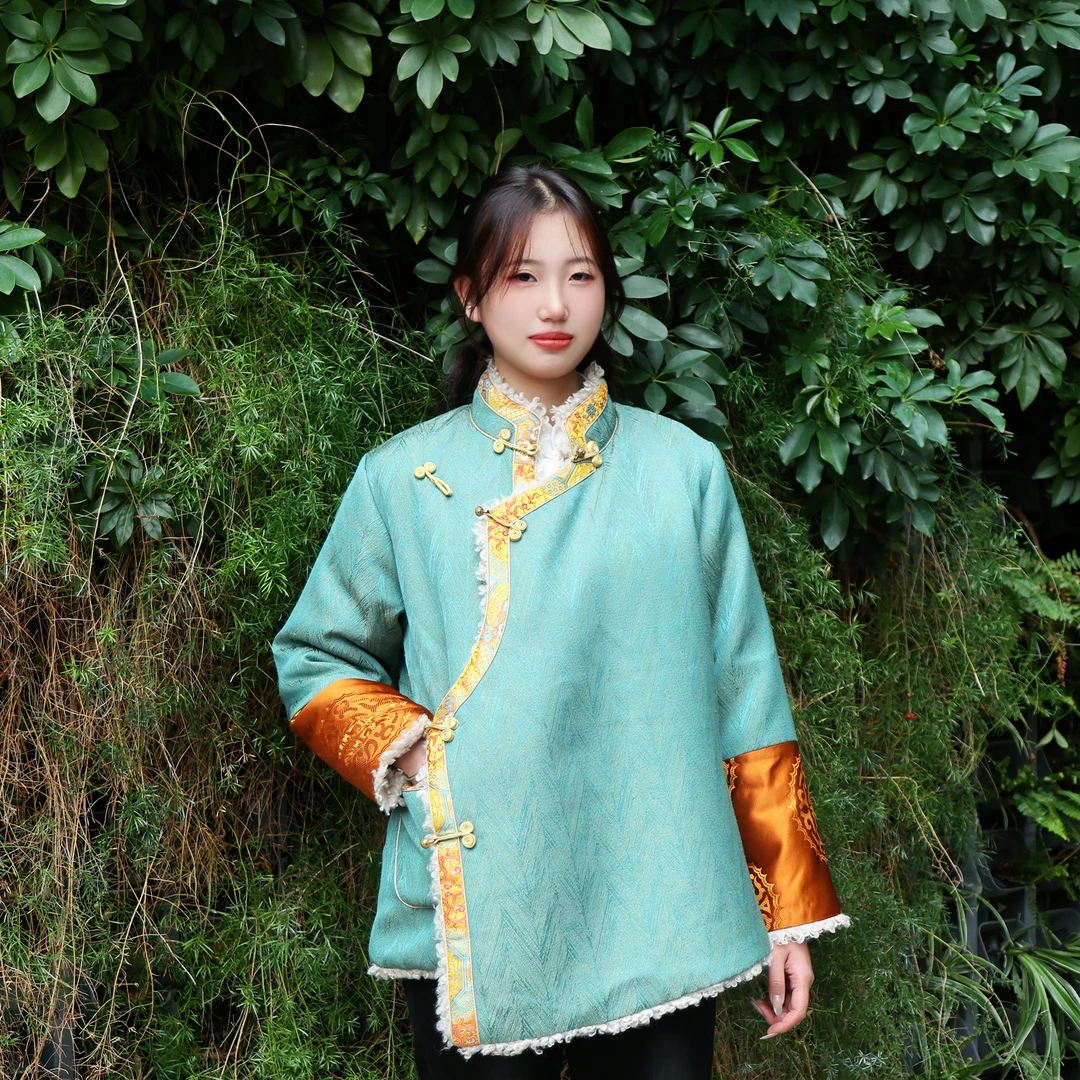 藏族服装女款秋冬季新款加厚加绒藏式外套名族风WT150