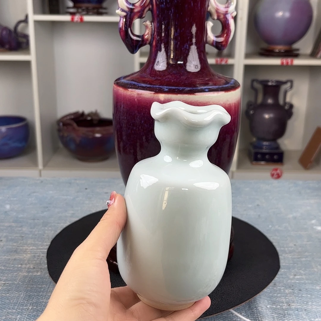 瓷片花器摆件工艺品
