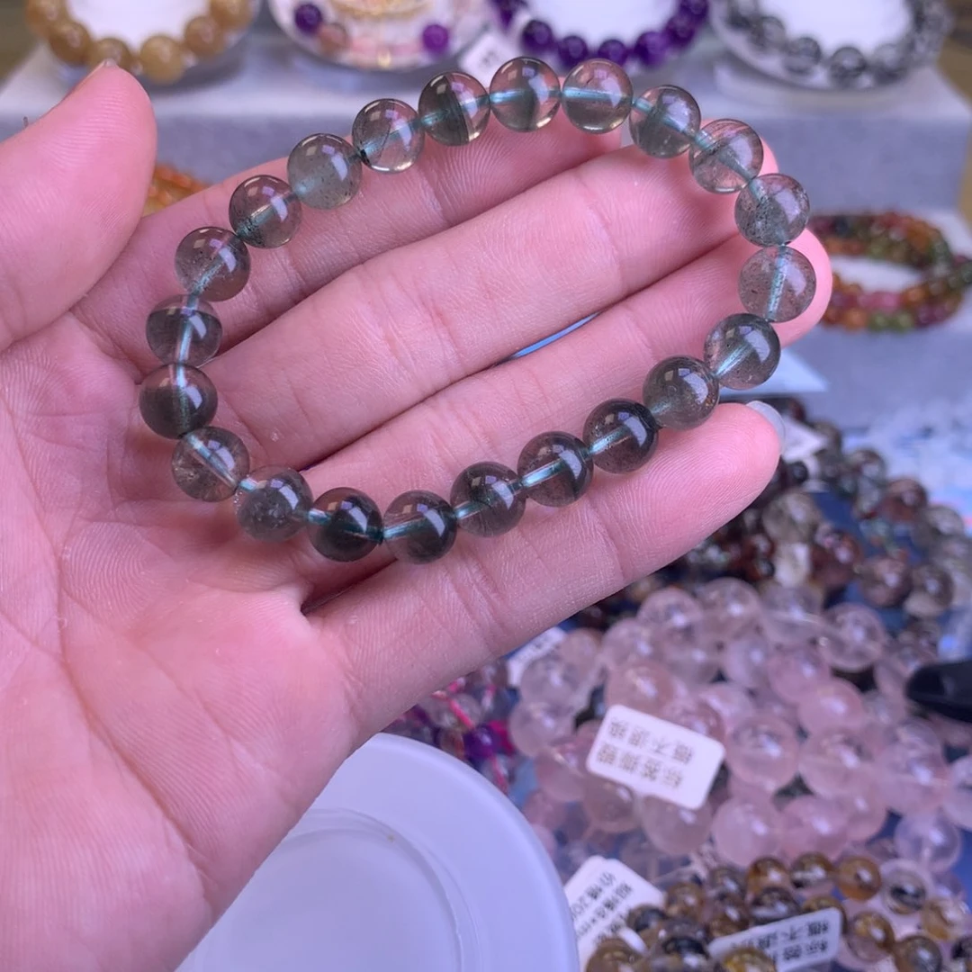 水晶手链未镶嵌密*罐水晶手串