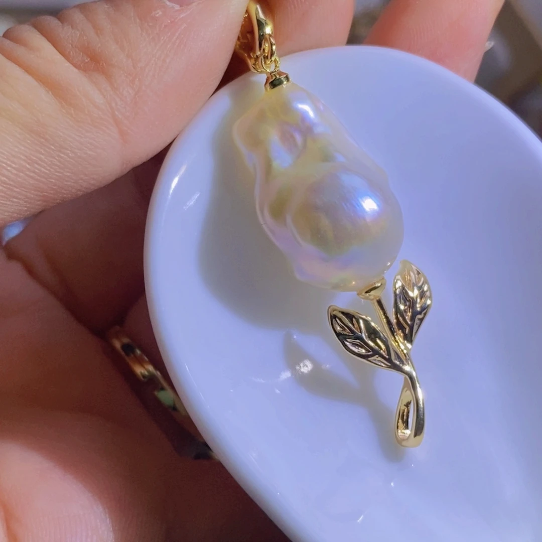 银S925镶嵌特价（不退不换）淡水珍珠