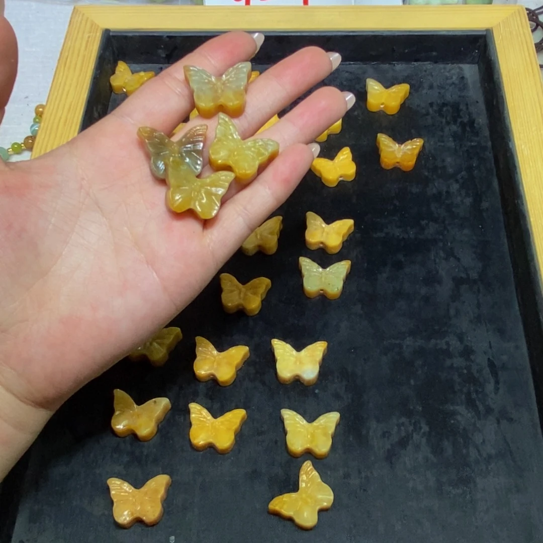 蛇纹石玉未镶嵌颈饰蟹****ᓄ182