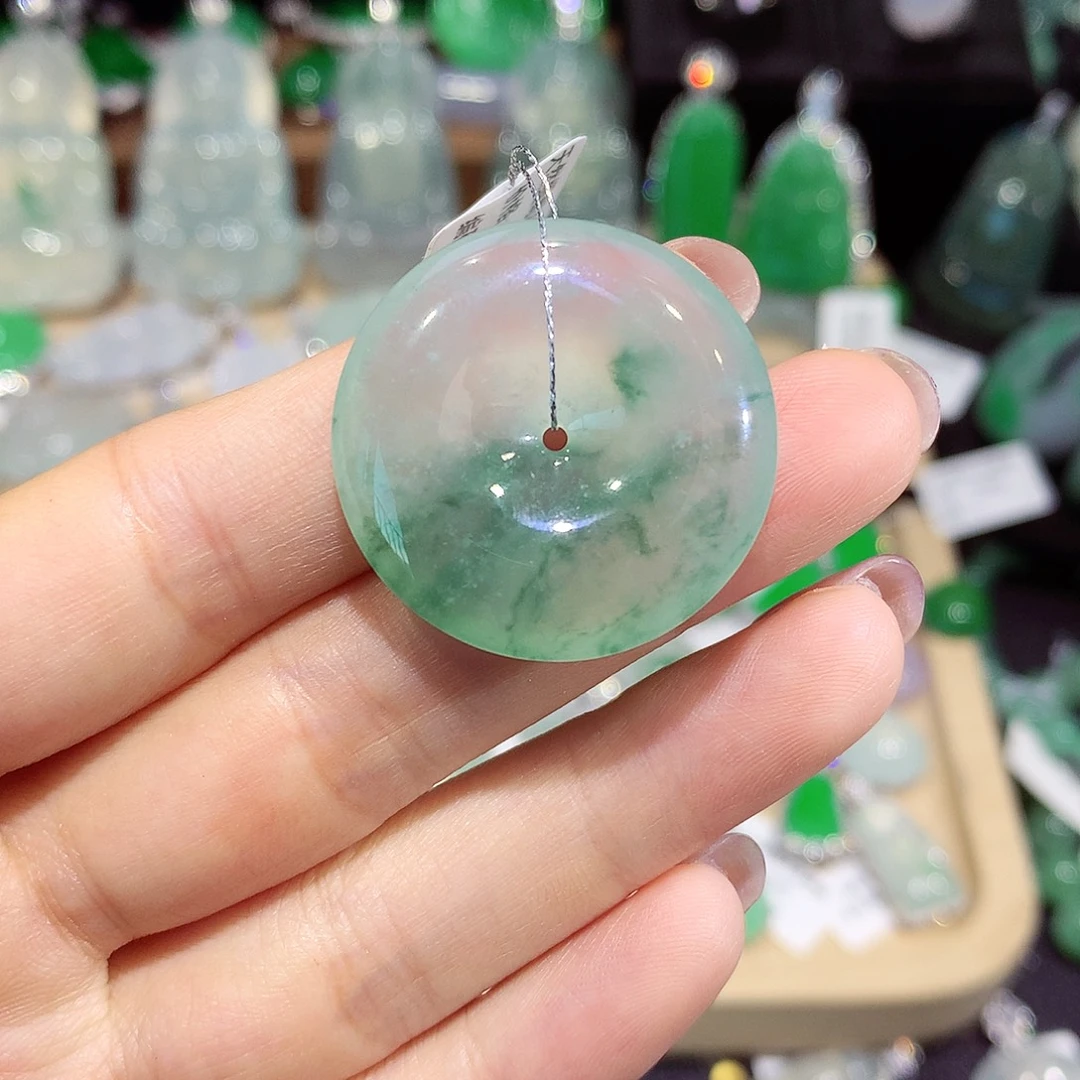 颈饰未镶嵌翡翠扣子