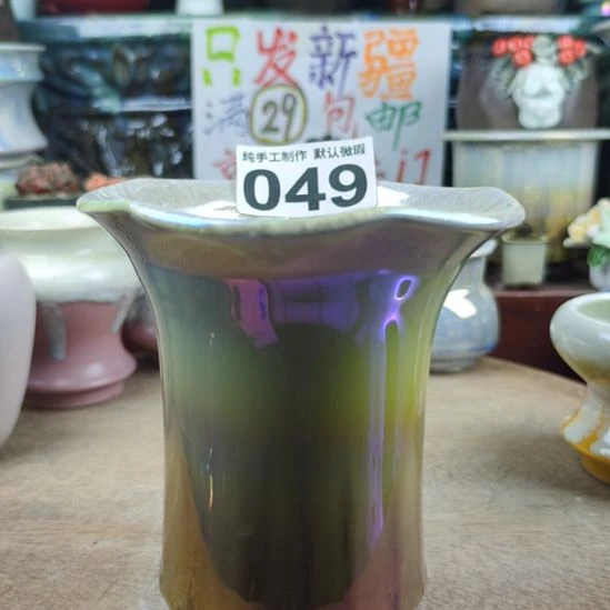 景德镇手工高温陶瓷：口12高12.5