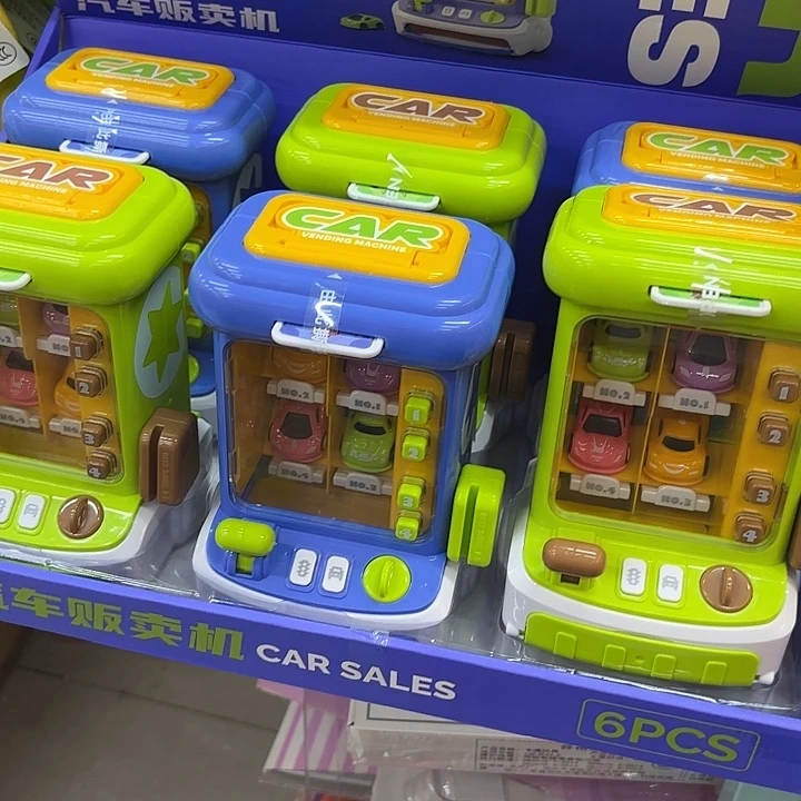 6个装汽车贩卖机玩具