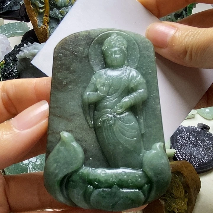 定制翡翠未镶嵌毛货