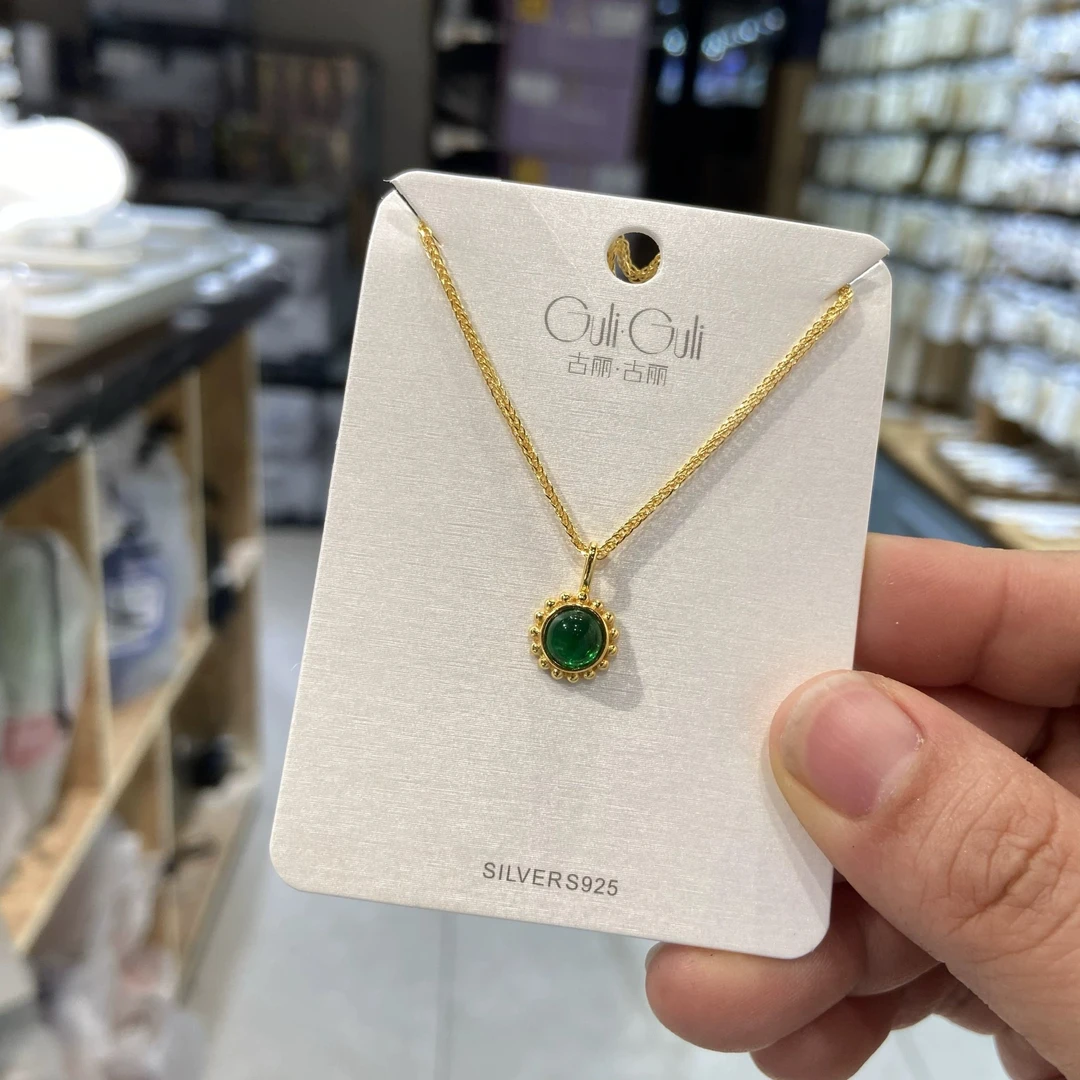 链子925银 07400古丽品牌新款s925纯银项链