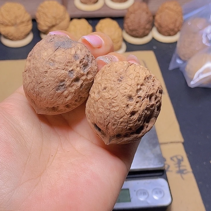 把件文玩核桃    18微瑕