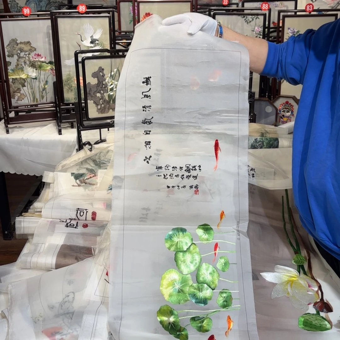 织绣纯手工制作工艺