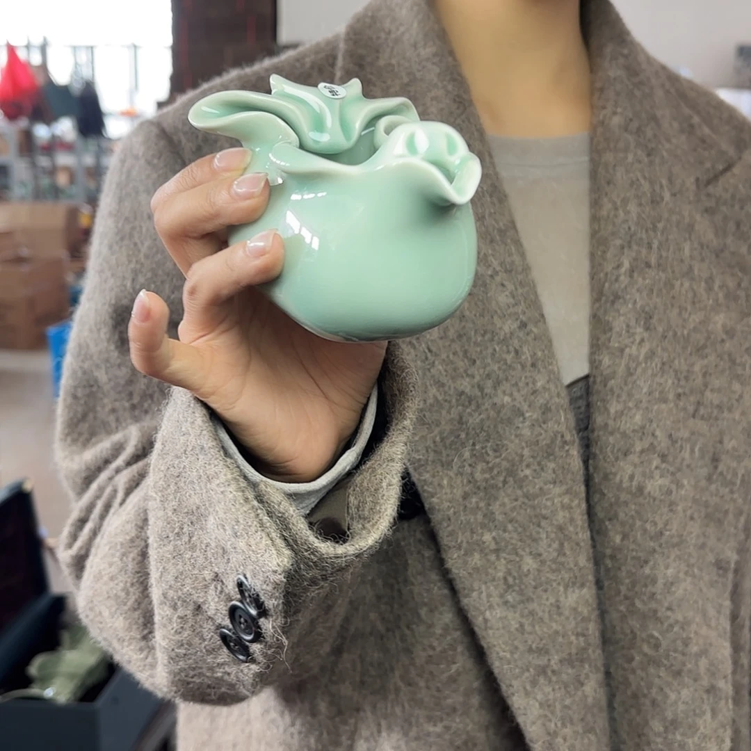 龙泉云间青瓷小米茶器