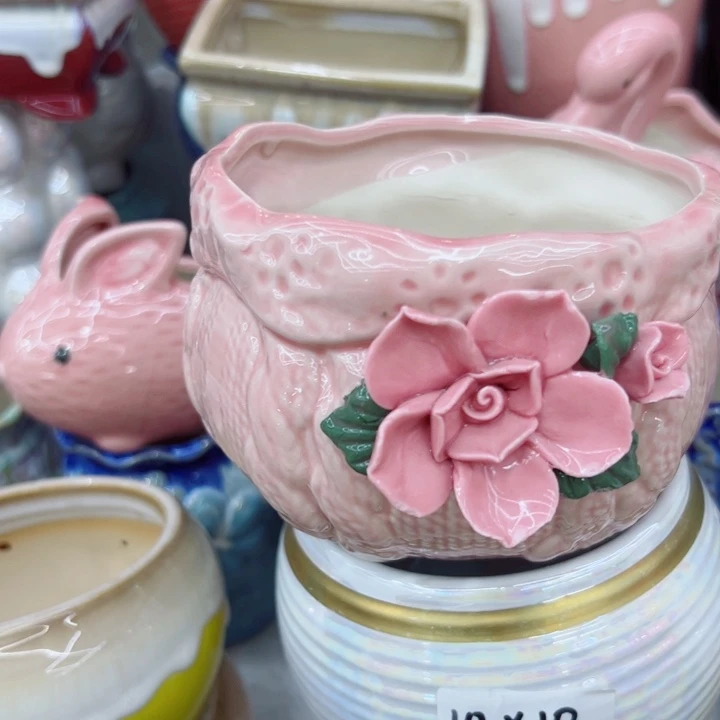 有孔，满10元发货多肉陶瓷花盆