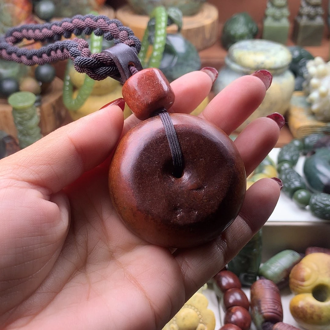 岫岩河磨玉（透闪石质玉）未镶嵌手串