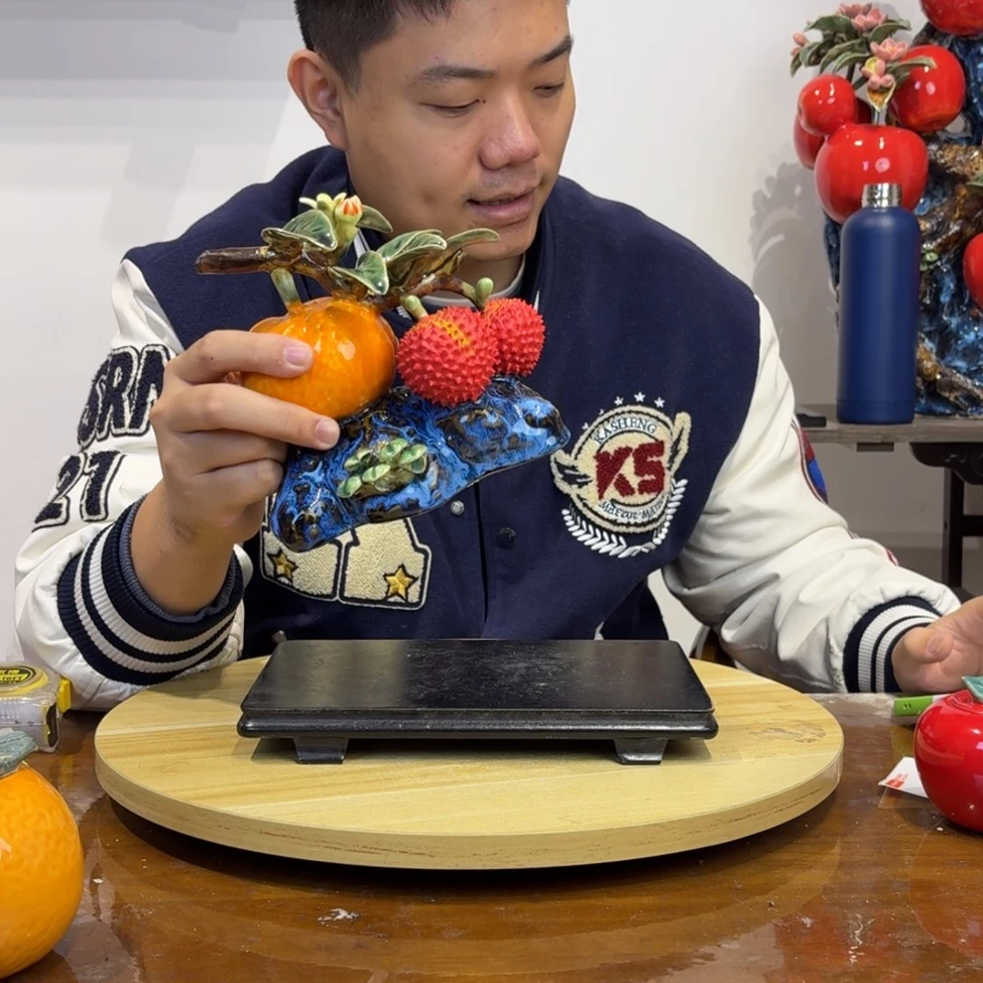 陶瓷大吉大利摆件