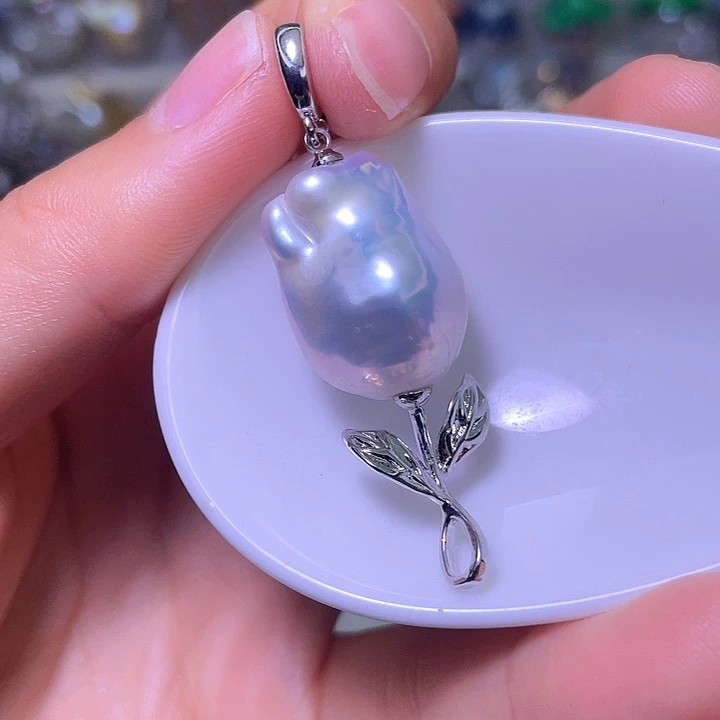 合金颈饰淡水珍珠08