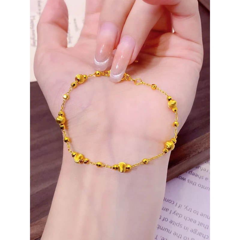 【香港正品】高级感简约镭射猫眼珠手链（1231）