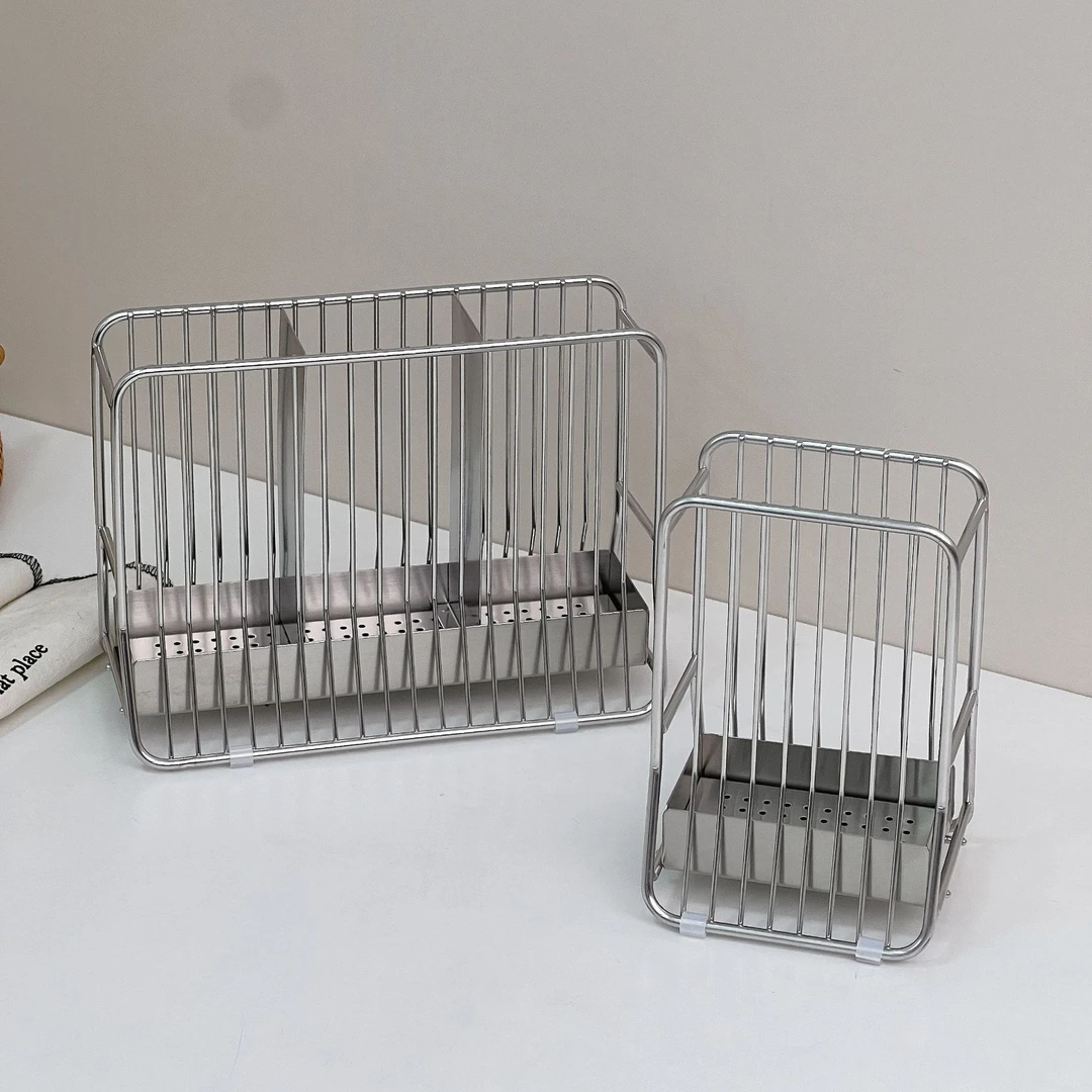 不锈钢多功能筷子筒日式收纳笼立式筷子笼勺子筷子餐具收纳架