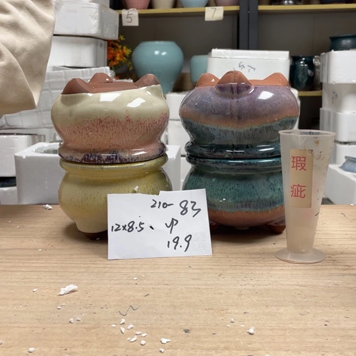 紫砂花盆多肉花盆微瑕83