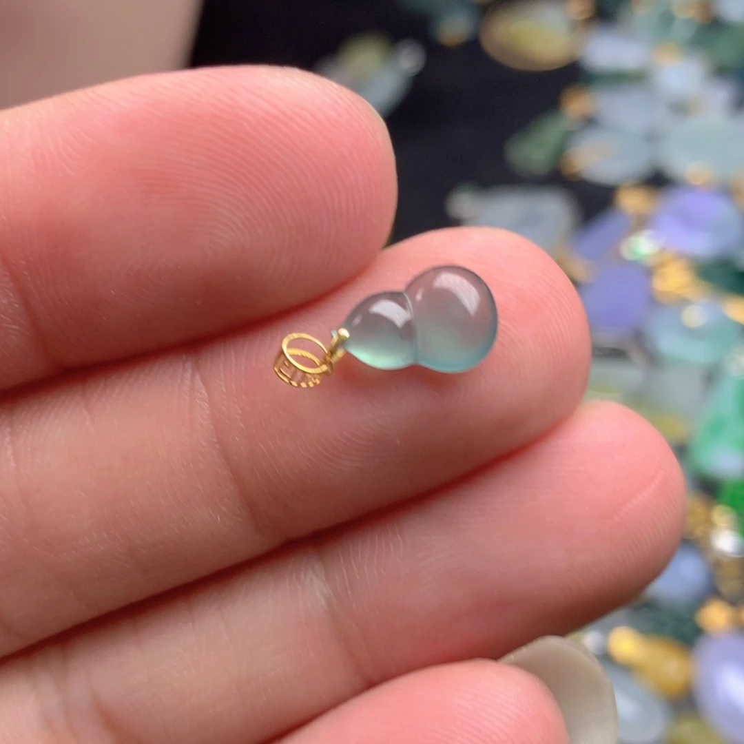 【闪购商品】翡翠18K金镶嵌颈饰翡翠