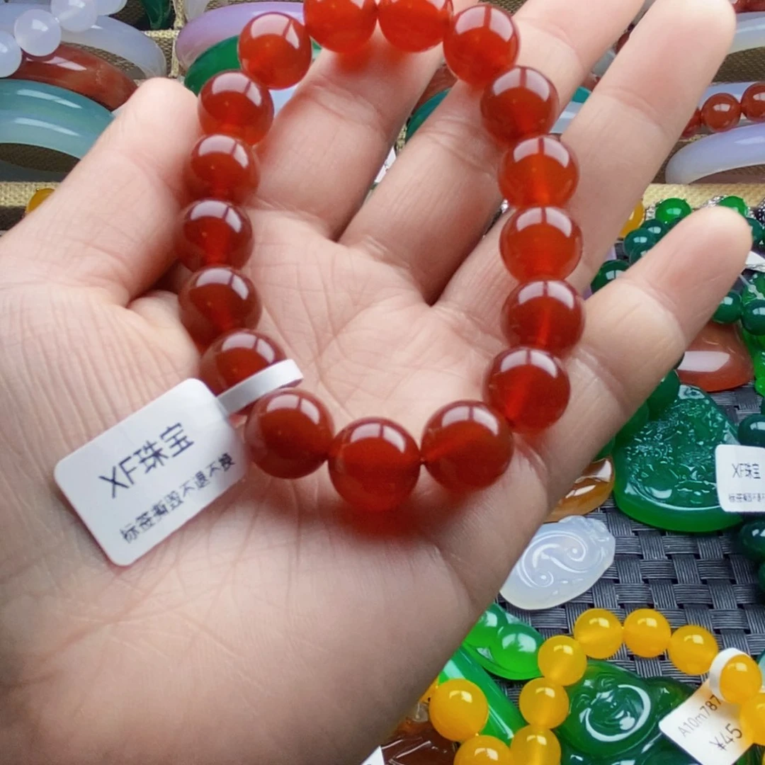玛瑙/玉髓手链未镶嵌小*菜卡12
