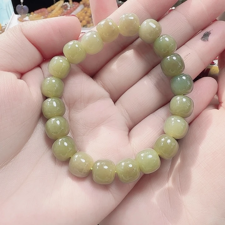 和田玉手串未镶嵌平***乐