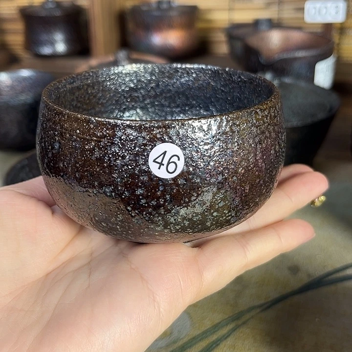 风**勇荥经黑砂杯子一个