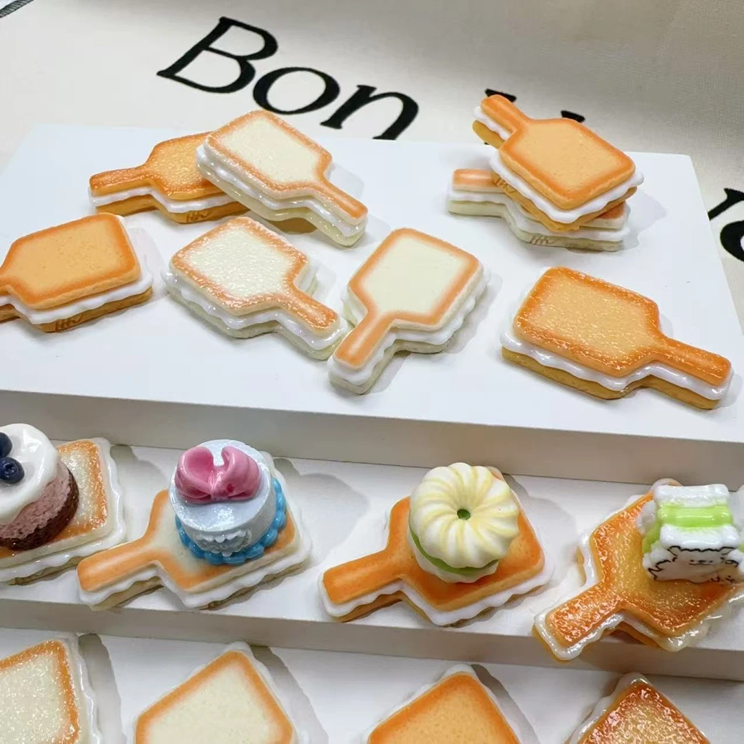 航航妈定制【饼干托盘】diy食玩，创意diy饰品配饰