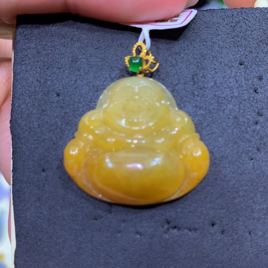 翡翠18K金镶嵌手链翡翠